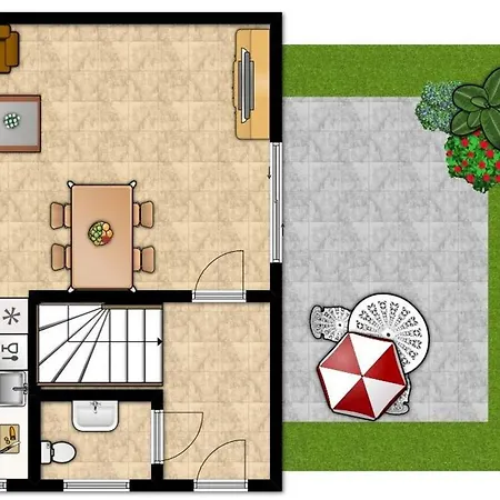 Vakantiehuis Duenenhaeuser Haus 4 A